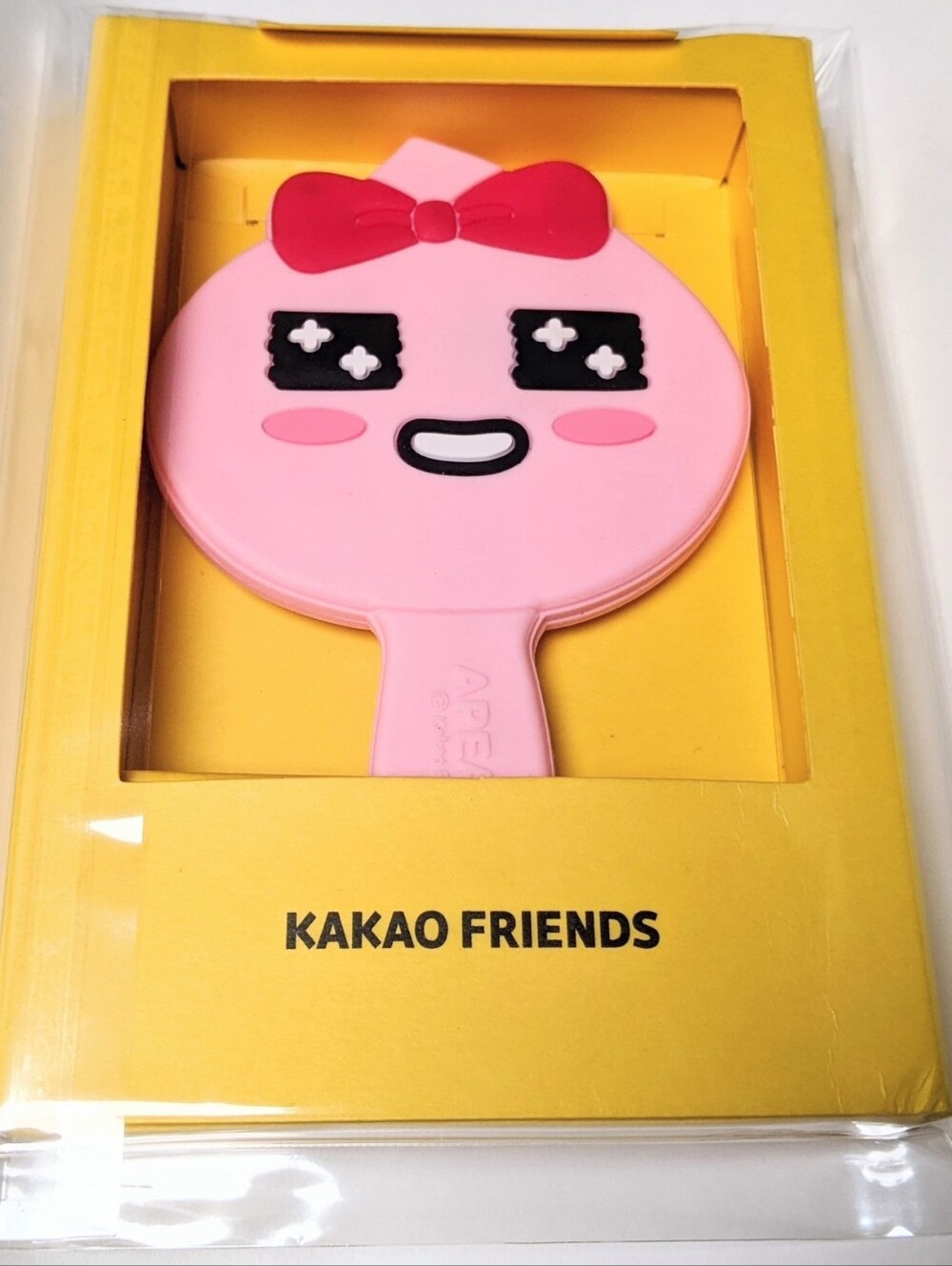 2017 Limited Ed Kakao Friends Pink Apeach Mirror Red Bow Sm Korean